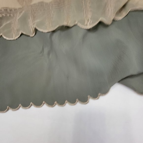 New Victorian Trading Co Hopeless Romantic Lace Dress Blush Green Cottagecore M - Picture 16 of 16